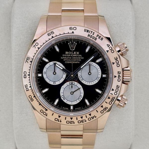 FSOT:2026 Rolex Daytona 40mm 126505 Rose Gold Black Dial