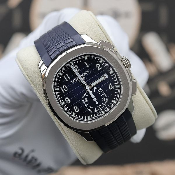 FSOT: Patek Philippe Aquanaut Chronograph 42mm Blue Dial 59…
