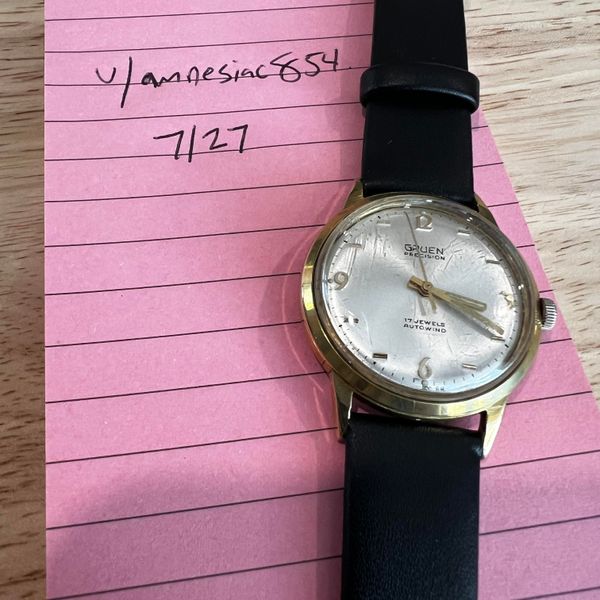 [WTS] Vintage 1950’s Gruen Precision Autowind Gold Plated M…