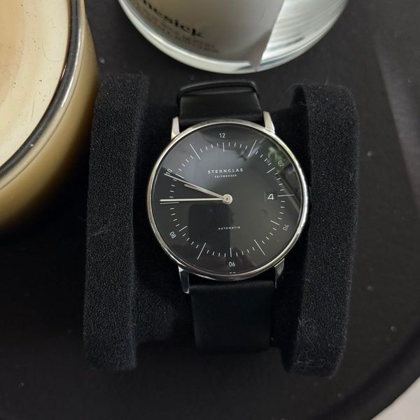 [WTS] Sternglas Naos Automatik Black Dial Bauhaus 38MM