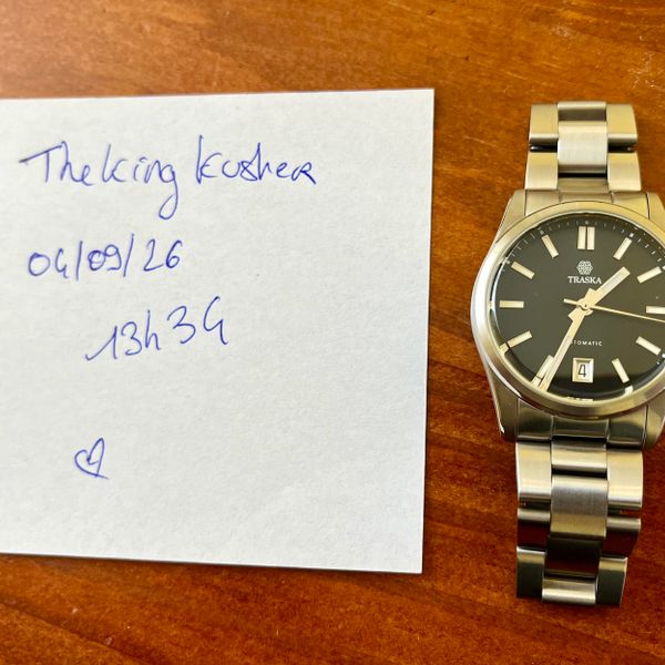 [WTS] Traska Commuter Slate Black 36mm Date
