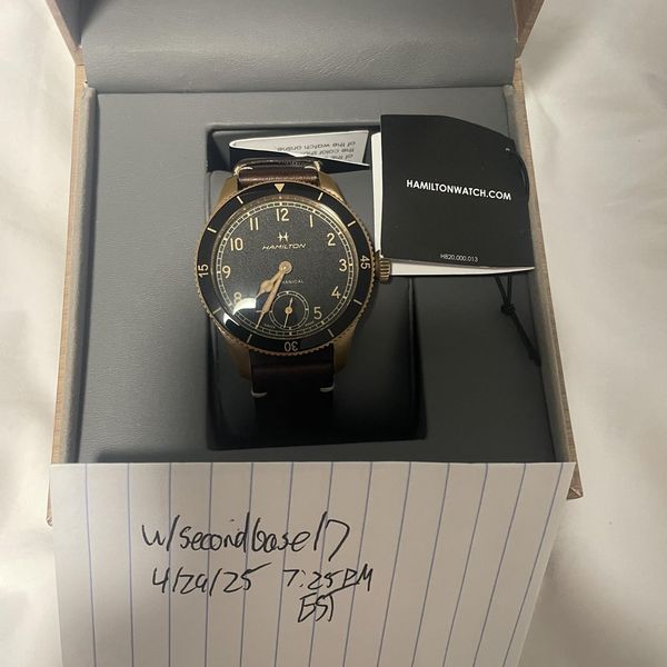 [WTS] Hamilton Pilot Pioneer Bronze Mechanical 43 - Reduced