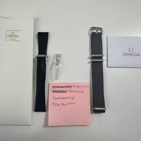 [WTS] Omega Speedmaster OEM Rubber Strap w/ Clasp ($500 shi…