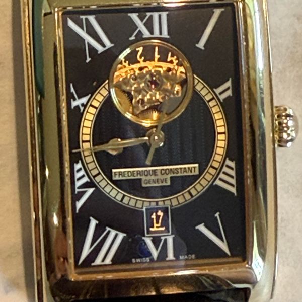 [WTS] Frédérique Constant Genève Heart Beat Carrée with dat…