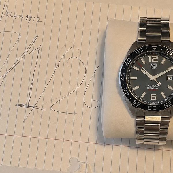 [WTS] TAG Heuer Formula 1 – Black Dial & Bezel – Stainless …