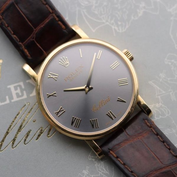 [WTS] 2011 Rolex Cellini 5115 18k Yellow Gold Slate Dial