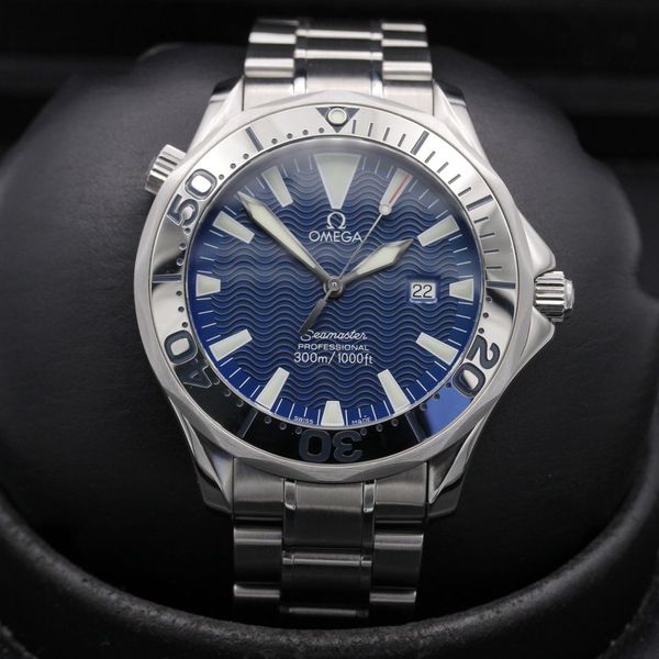 FSOT: Omega Seamaster  - 2265.80 - Blue - Stainless Steel -…