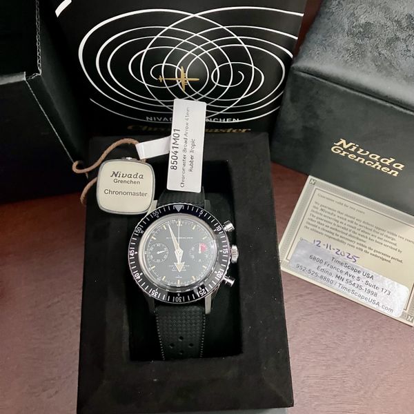 Nivada Grenchen Broad Arrow Chronomaster 41mm