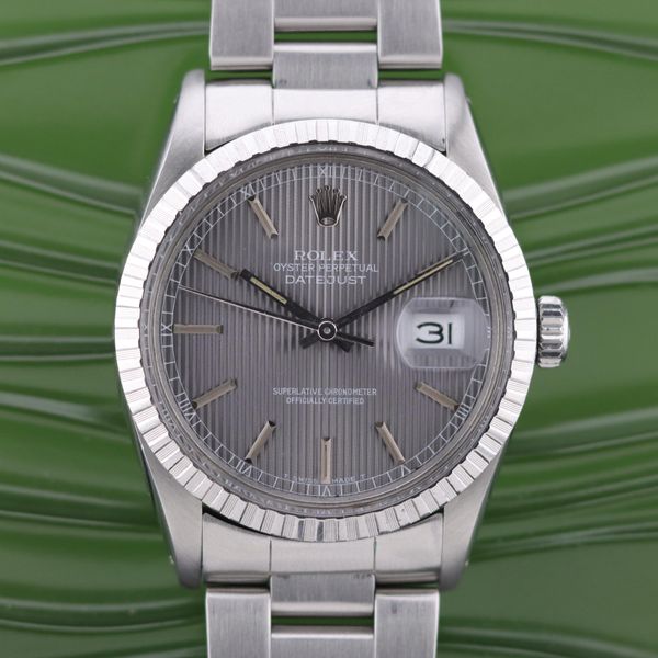 [WTS] Rolex Datejust 36 Ref. 16030 Grey Tapestry Dial