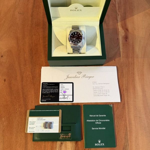 Rolex Explorer 39 214270 MK1 2010 fullset inkl Restgarantie