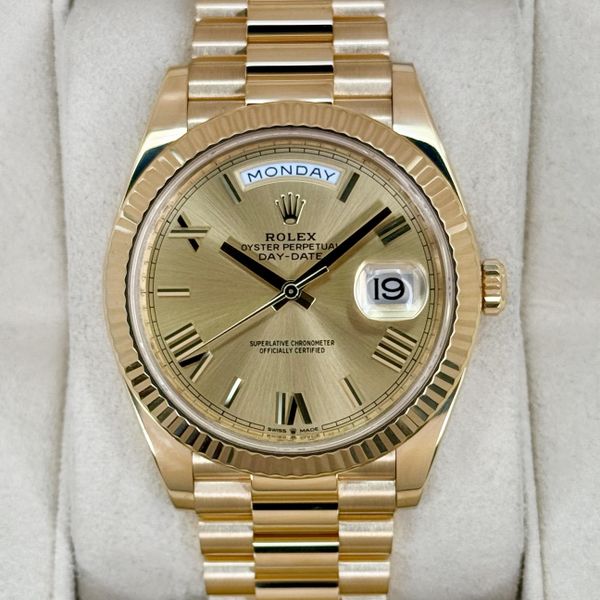 FSOT:2018 Rolex Day-Date 40mm 228238 Presidential Champagne…