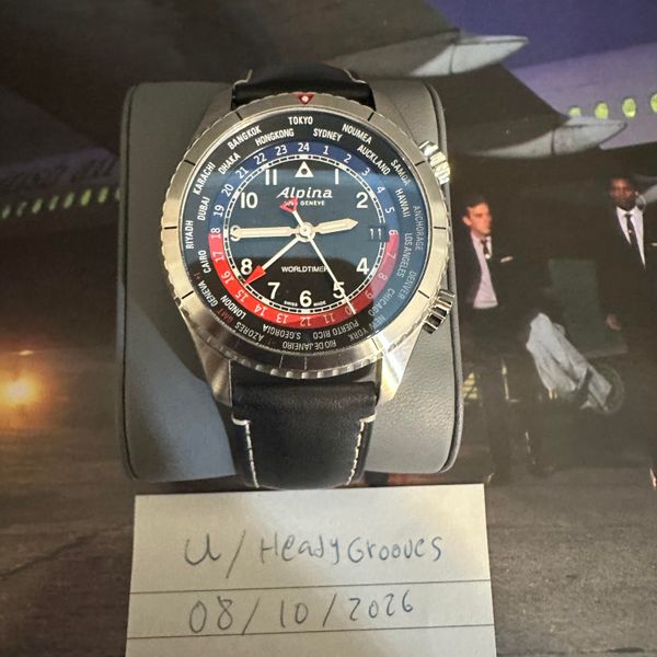[WTS] Alpina STARTIMER Pilot Quartz Worldtimer