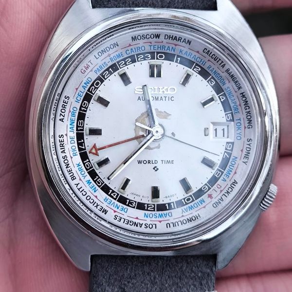 [WTS] Seiko world timer 6117-6400 from 1970. (WaterPROOF + …