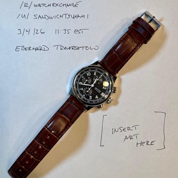 [WTS] Eberhard Traversetolo 43mm Ref. 31051.3
