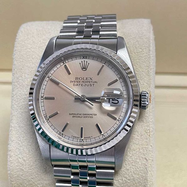 [WTS] Rolex Datejust 36 16234 Silver Patina Dial E Serial +…