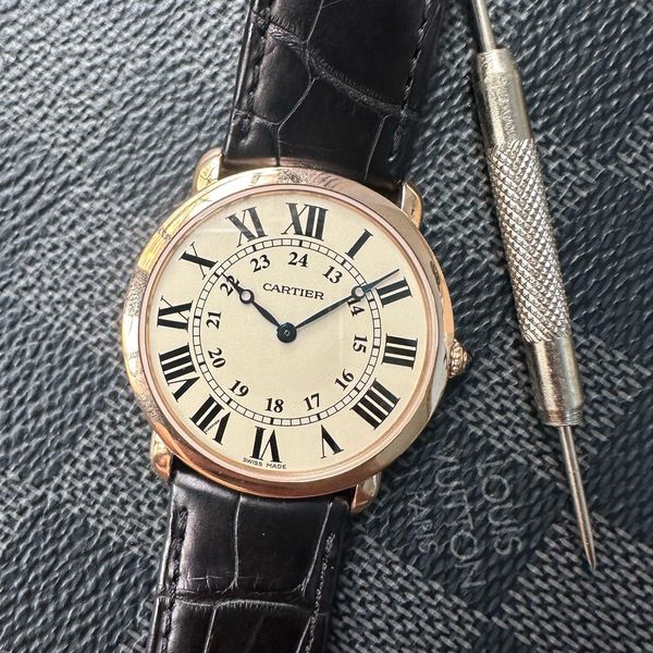Cartier Ronde Louis Cartier 18K Rose Gold 36MM W6800251 / 2…