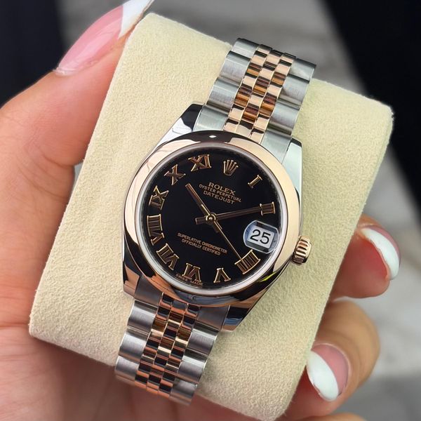 [WTS] Rolex Datejust 31 Two-Tone Black Roman Dial 178241 — …