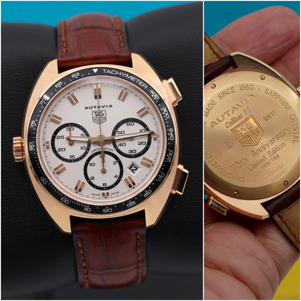 Tag Heuer. Autavia. 18K Solid Gold. #123/150. Limited Editi…
