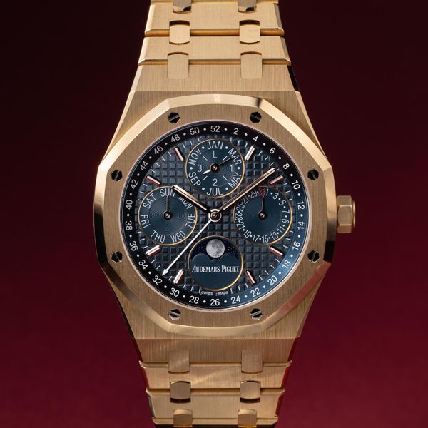 FS: 2016 Audemars Piguet 18K YG Royal Oak Perpetual Calenda…
