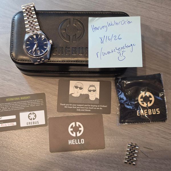 [WTS] Erebus Ascent 39mm Blue Enamel $400