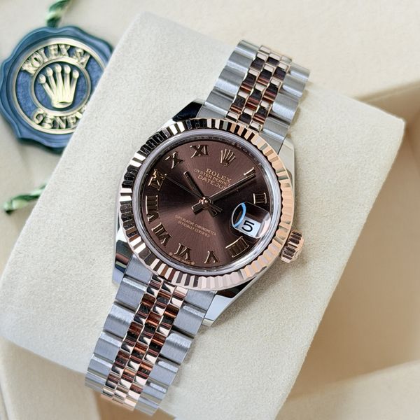 Two tone Rolex Lady Datejust 28 w/ Chocolate Dial [ Ref. 27…