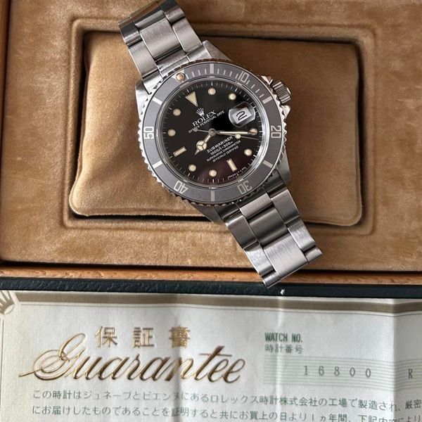 [WTS] 👀 Must See 👀 Rolex Submariner 168000 Complete + Fresh…