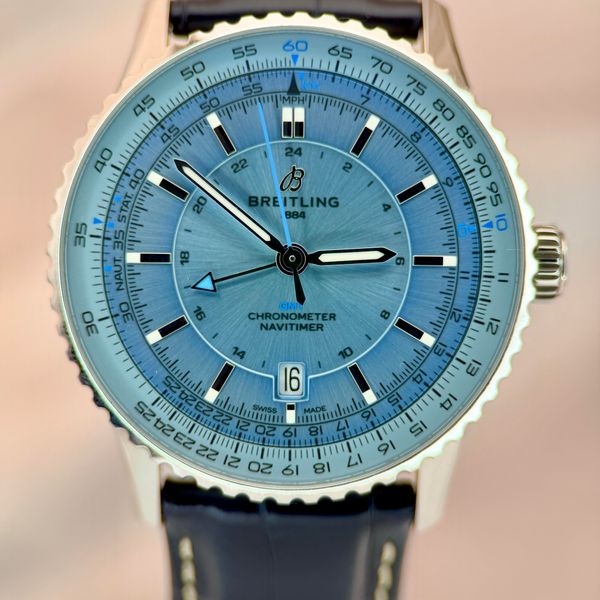 [WTS] Breitling Navitimer Automatic GMT 41 Ice Blue A323101…