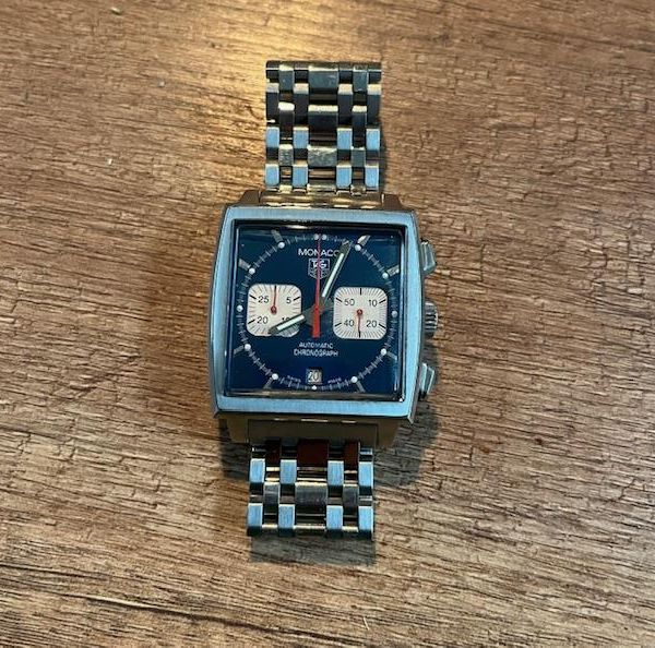 fS: Tag Heuer Monaco Blue Dial (38-mm)