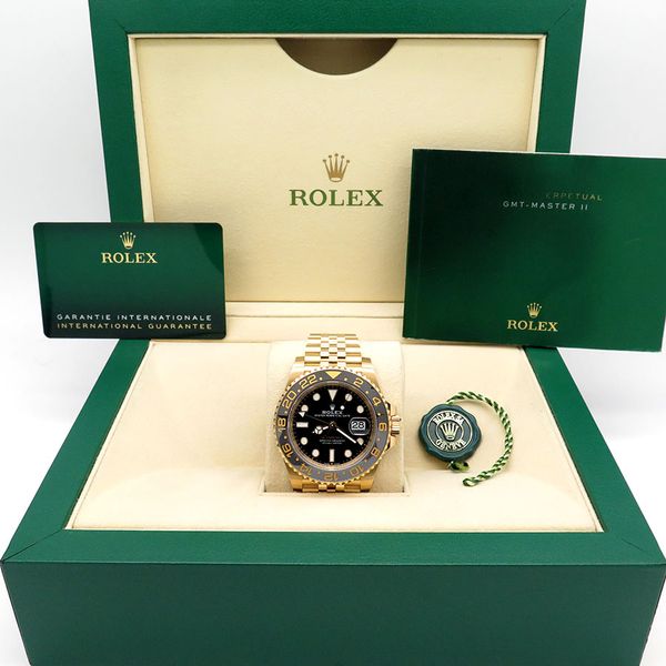 FS: Rolex 126718GRNR GMT MASTER II 18K YELLOW GOLD-JUBILEE …