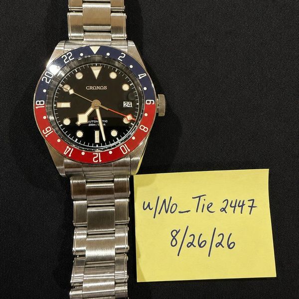 [WTS] Cronos GMT Pepsi bezel. 2door BB Homage. Full Kit. NH…