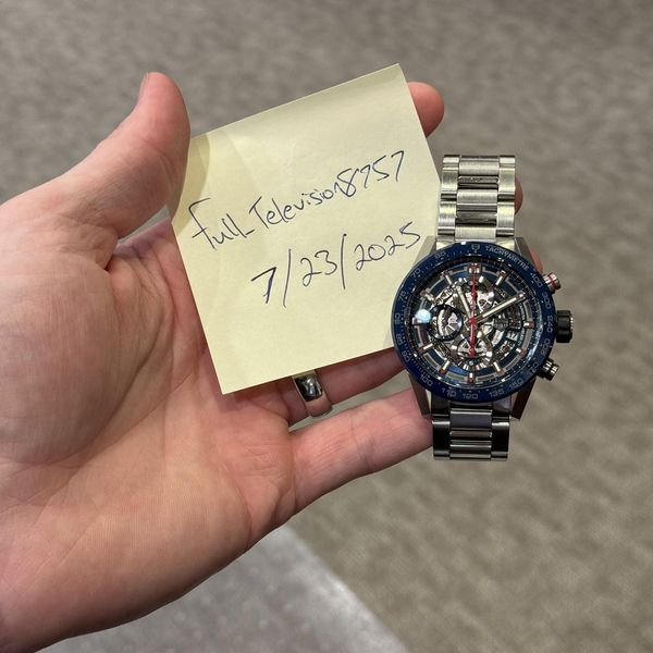 [WTS] TAG Heuer Carrera Blue Ceramic Skeleton 43mm Stainles…