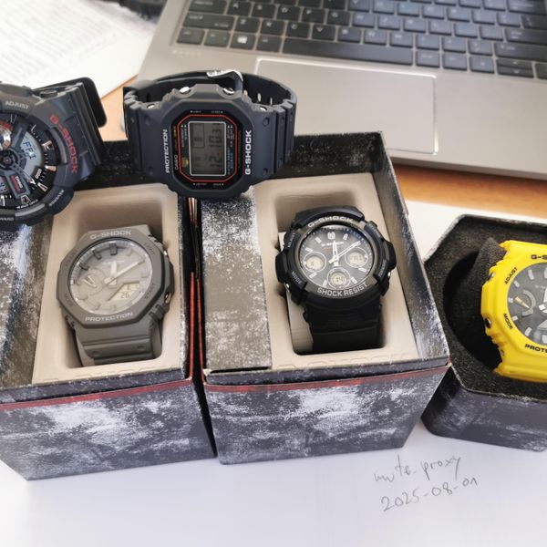 [WTS] G-Shocks GA-2110ET-8A, GA-B2100C-9A, AWG-M100SB-2A, D…