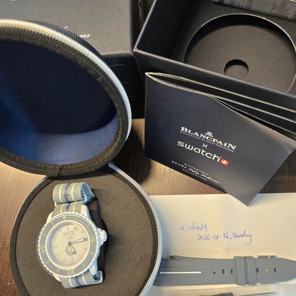 [WTS] LNIB Swatch x Blancpain Fifty Fathoms Antarctic Ocean