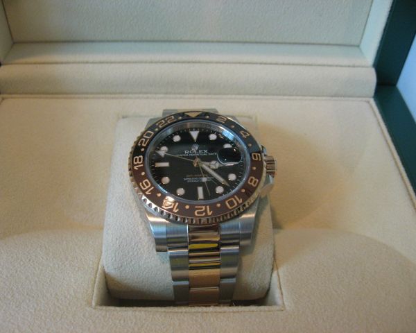 FS: ROLEX 126711 18K Gold/Steel GMT MASTER II