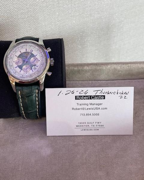 [WTS] Breitling Transocean Chronograph Unitime, green $4300…