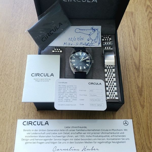 Circula AquaSport II Aventurine dial Limited Edition