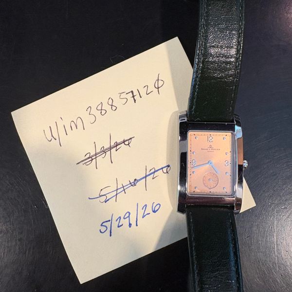 [WTS] Baumé et Mercier Hampton, salmon dial