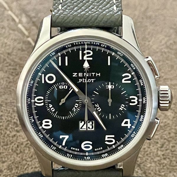 ZENITH Big Date, Pilot Chronograph - Just Serviced by Zenit…