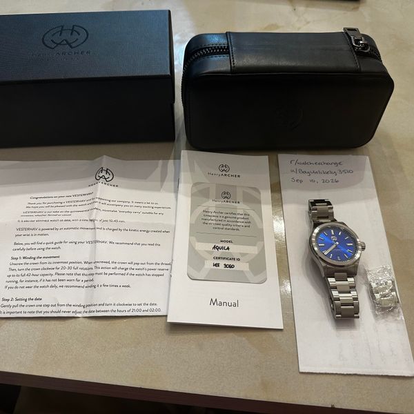 [WTS] Henry Archer Vesterhav 38 – Aquila – Like New – Miyot…