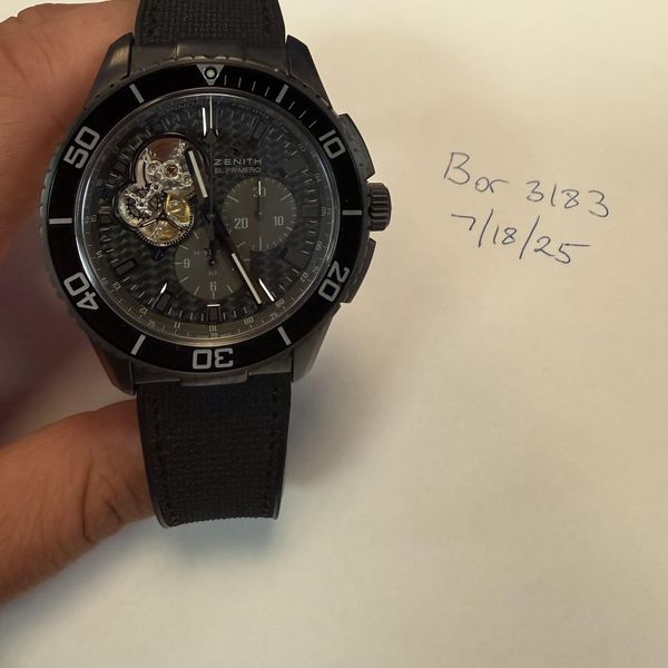 [WTS/WTT] Zenith El Primero Stratos Spindrift Carbon Fiber …