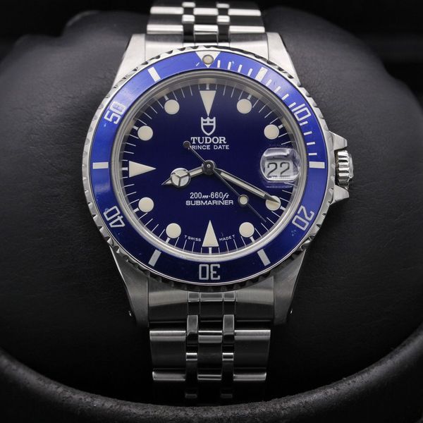 FSOT: Tudor Submariner  - 75190 - Blue - Stainless Steel - …