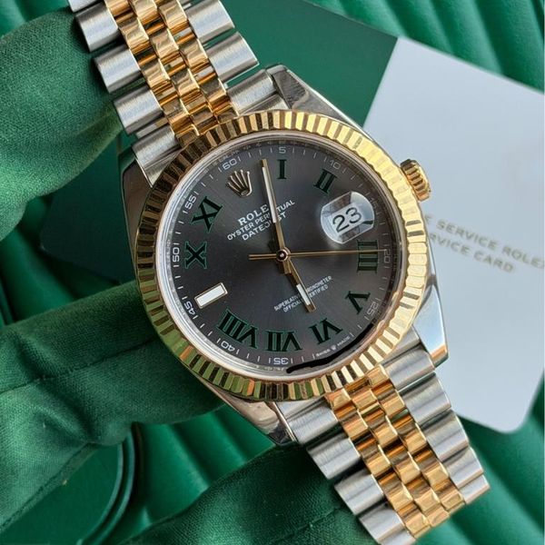 FSOT: Rolex Datejust 41 Wimbledon Jubilee Yellow Gold 126333