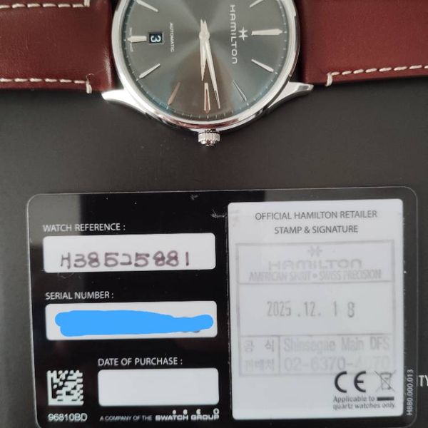 Hamilton Jazzmaster Thinline ref. H38525881