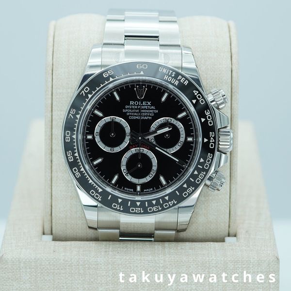 FSOT:MINT Rolex 126500LN DAYTONA STAINLESS STEEL BLACK DIAL…