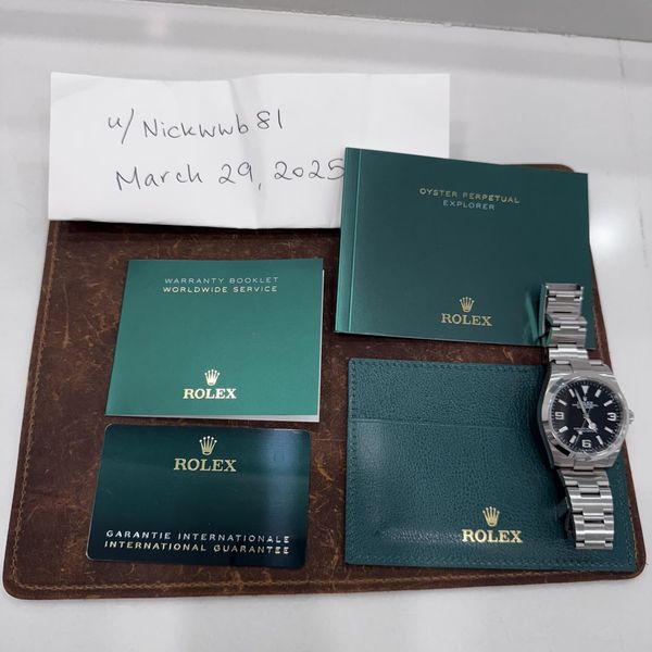 [WTS] Rolex Explorer 124270 2025 Full kit