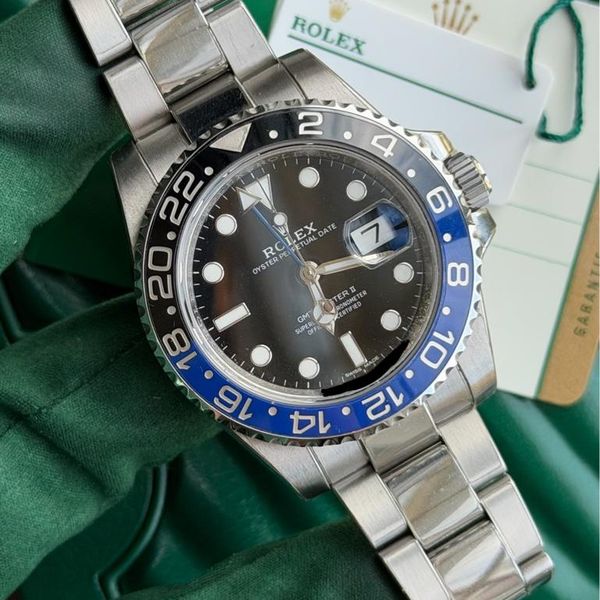 FSOT: 2017 Rolex Gmt Master II Batman 116710BLNR Full Set