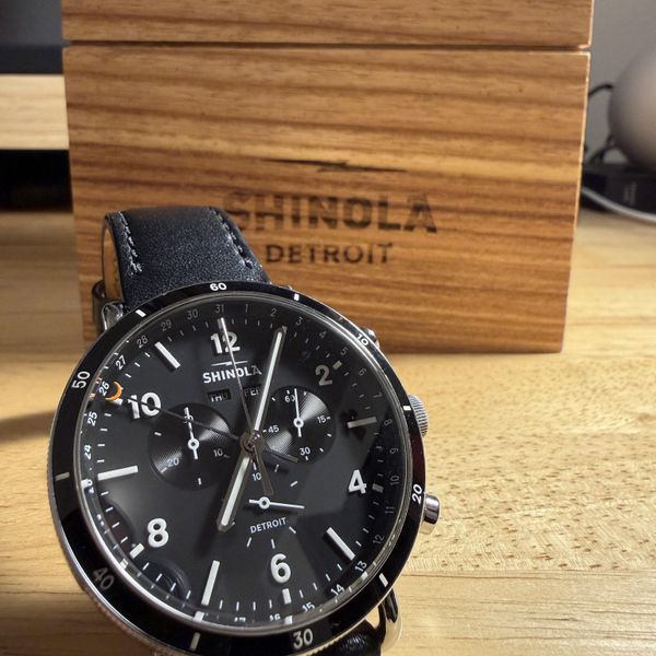 [WTS] Shinola Canfield Sport Chronograph 45mm on Shinola Bl…