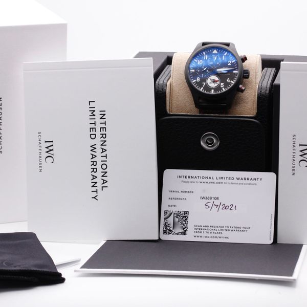 FSOT: IWC Pilots Watch Chronograph "Tophatters" - IW389108 …