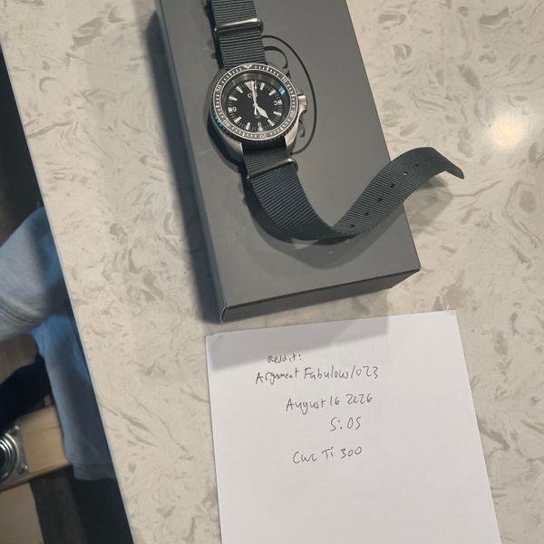 [WTS] CWC Ti300 Titanium Diver