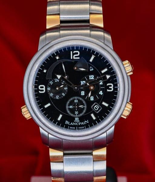 BLANCPAIN Leman Reveil GMT Titanium/Rose Gold